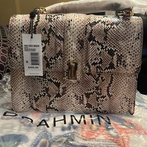 Brahmin Tan Snake Print Women's Bag